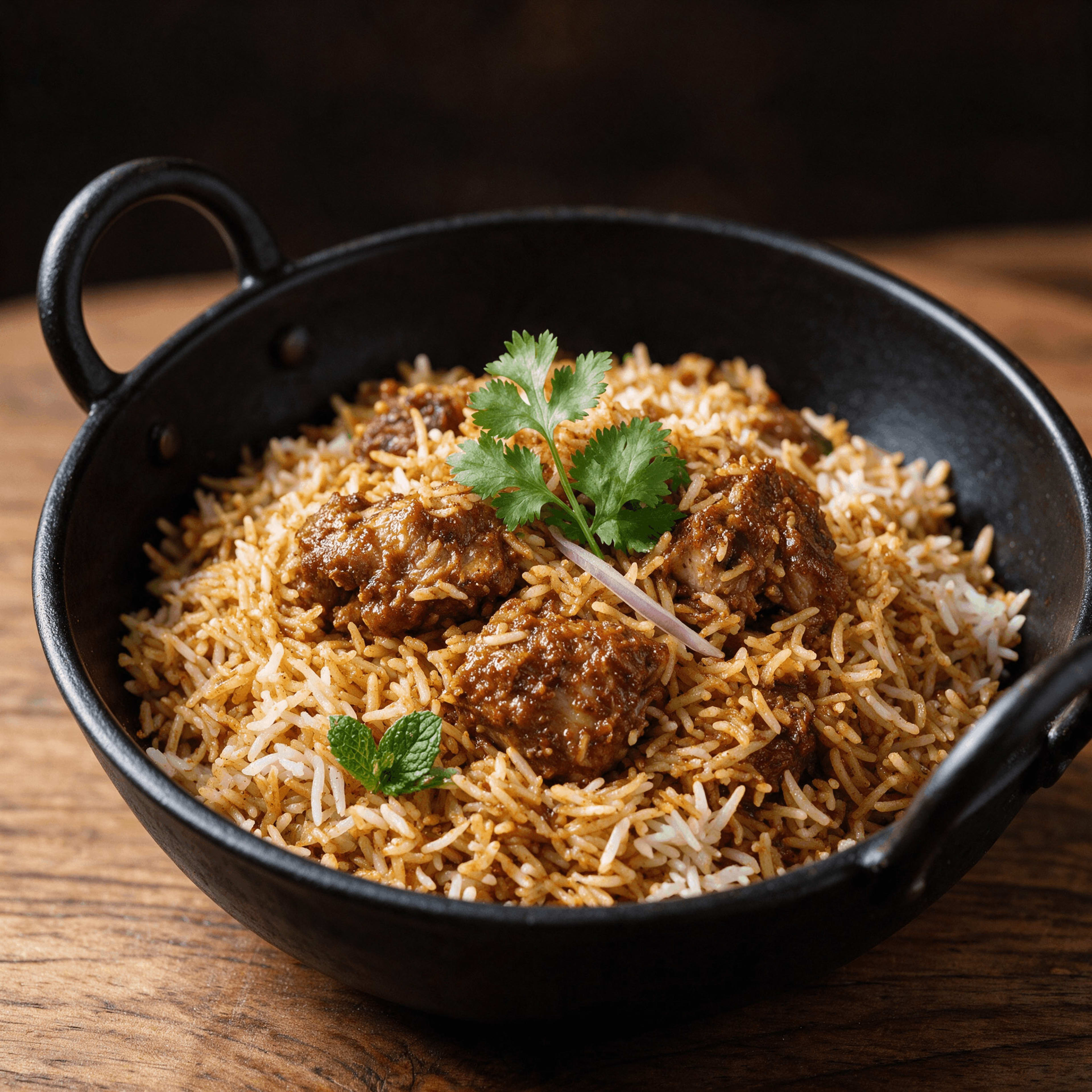 Chennai Style Goat Biriyani (Weekend Special)