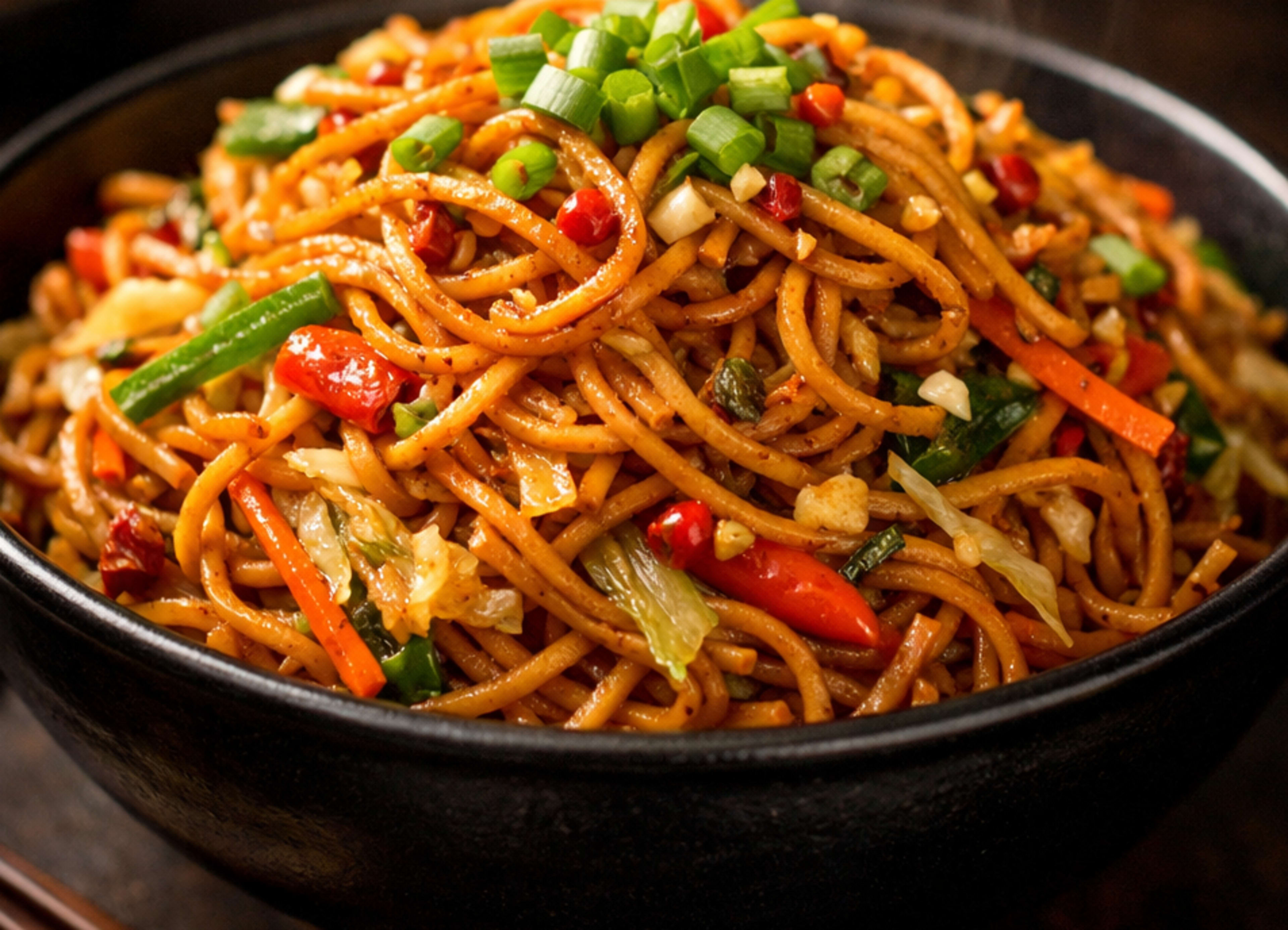 Schezwan Veg Noodles