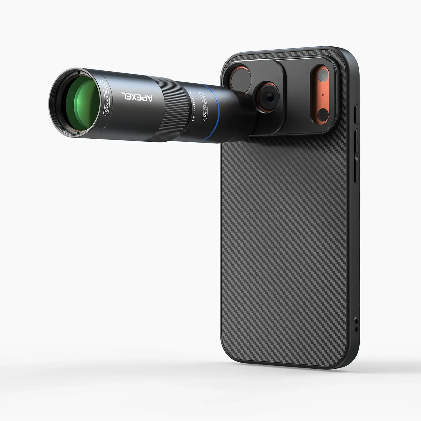 Apexel TeleMacro Pro 10x 2in1 Lens (Macro & Zoom)