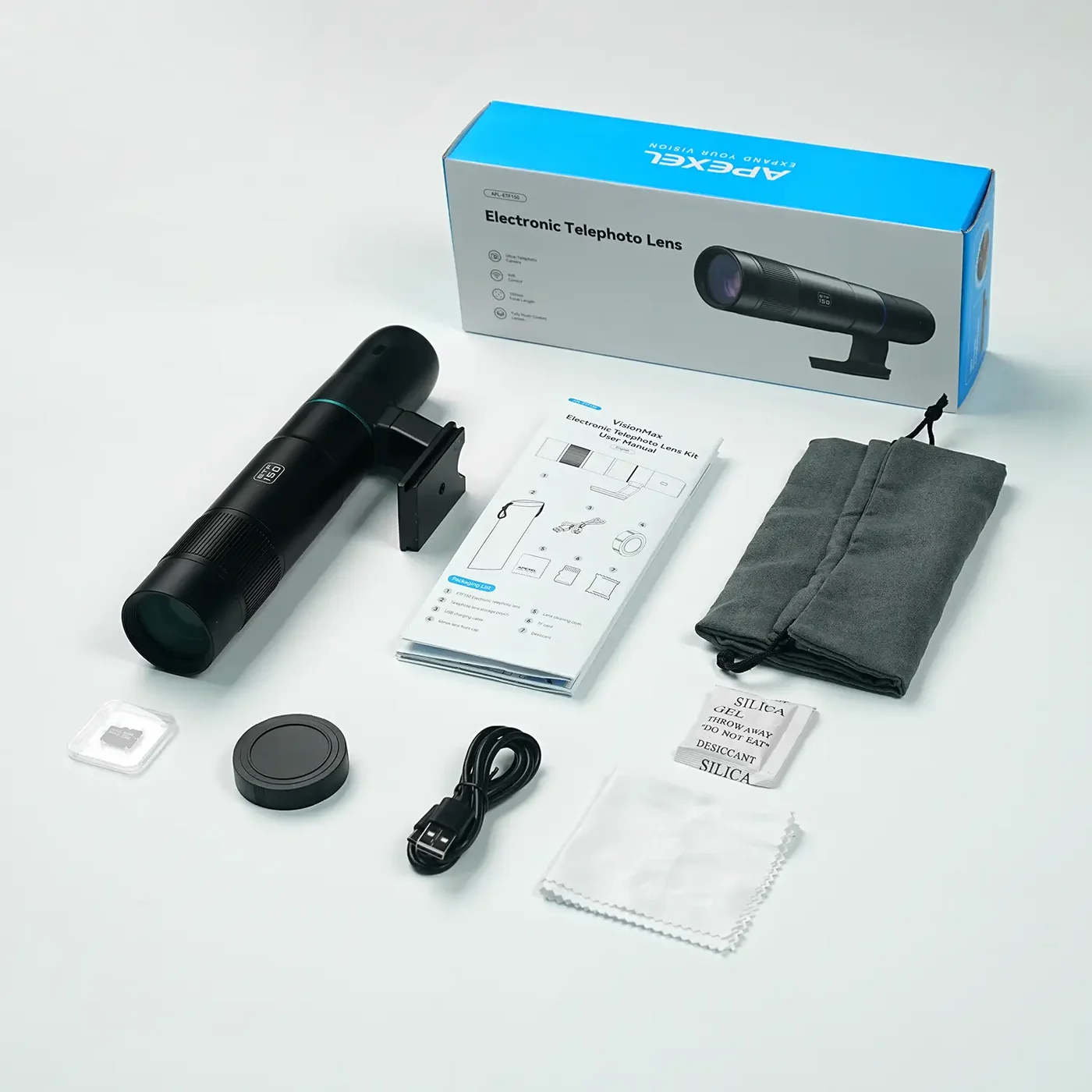 VisionMax All-in-One Portable Smart Digital Telephoto – Package content 