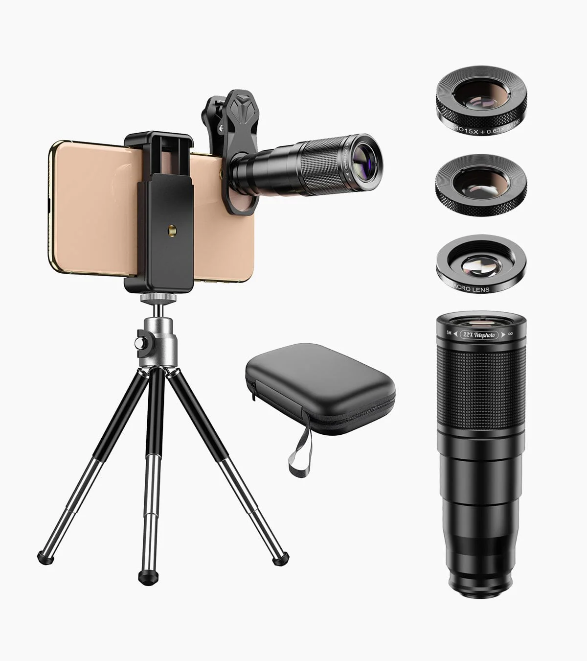 Apexel 22X 10 in 1 Phone Lens – step 1