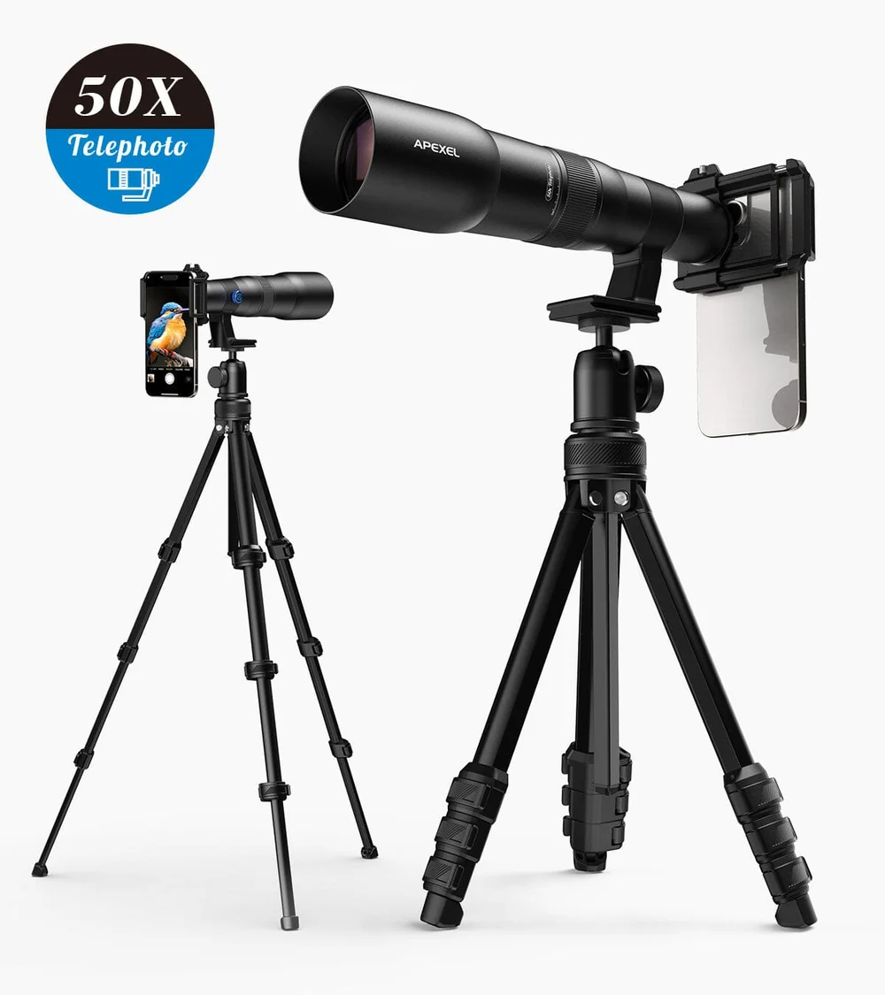 Apexel TeleCular 3 Series 50X Telephoto Lens