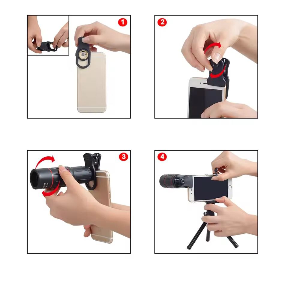 Apexel 18x25 Telephoto Lens Update Version – step 1