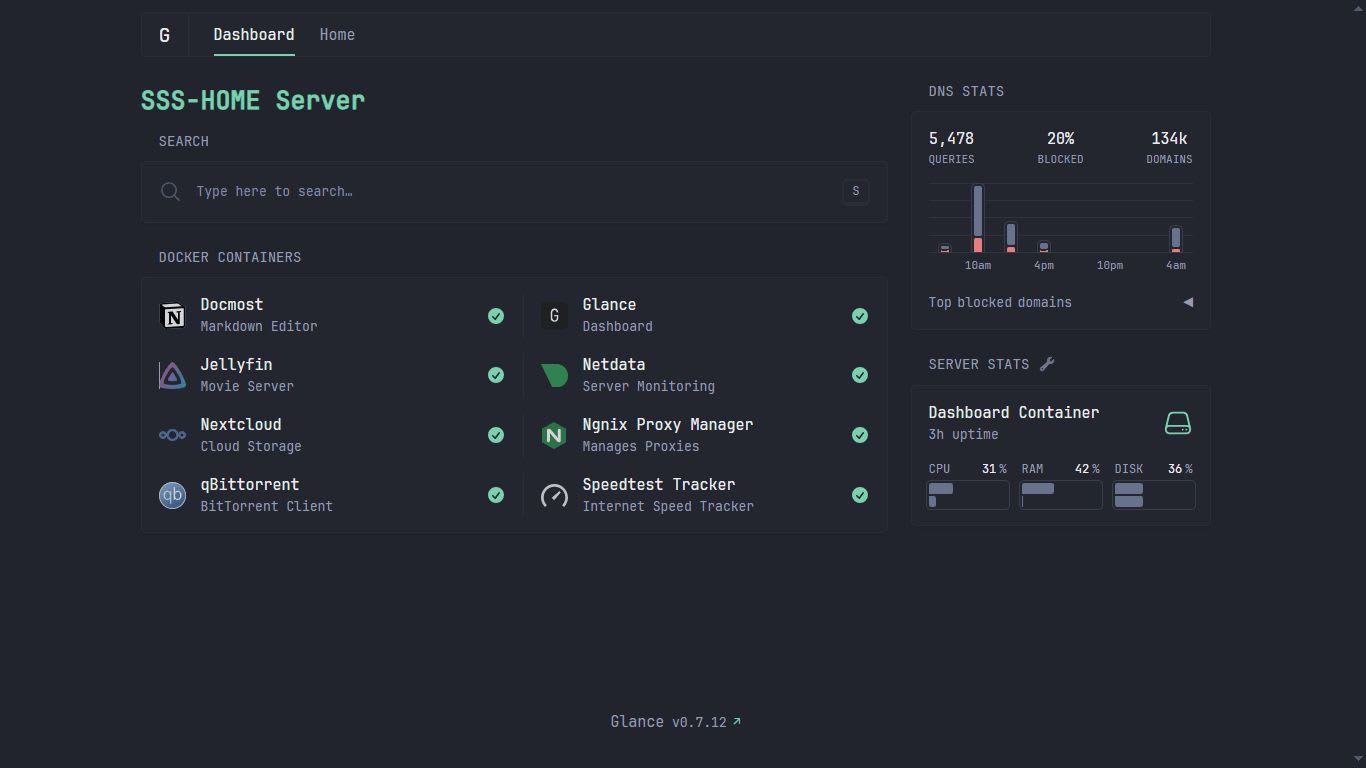 Saai Syvendra | Home Server