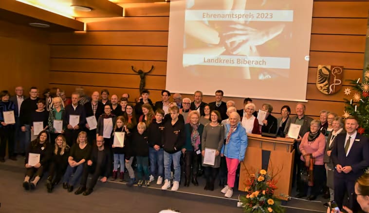 Der Landkreis Biberach verleiht den Ehrenamtspreis