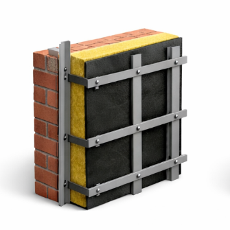 Subestructura metálica de aluminio para fachada ventilada