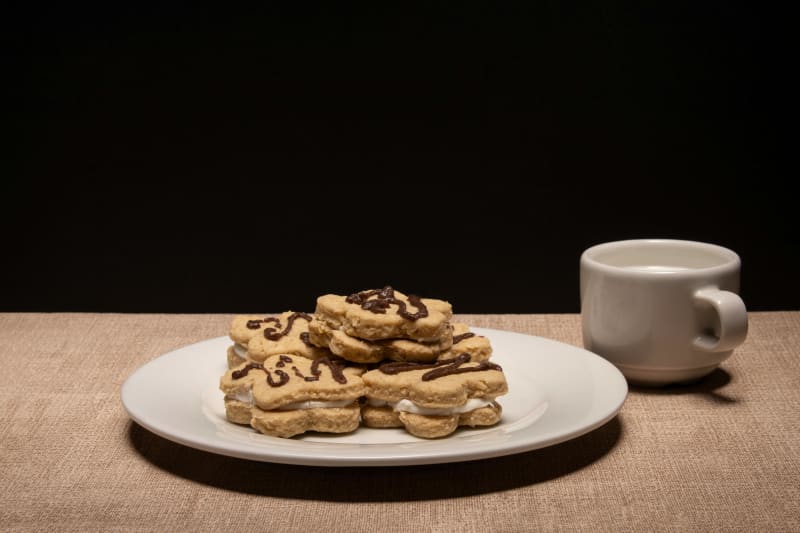 Galletas de avena con chips de chocolate negro