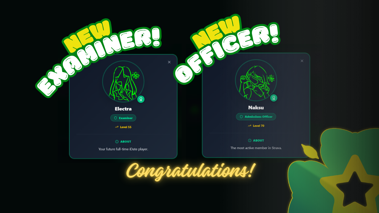π GLHF Officer Update π
