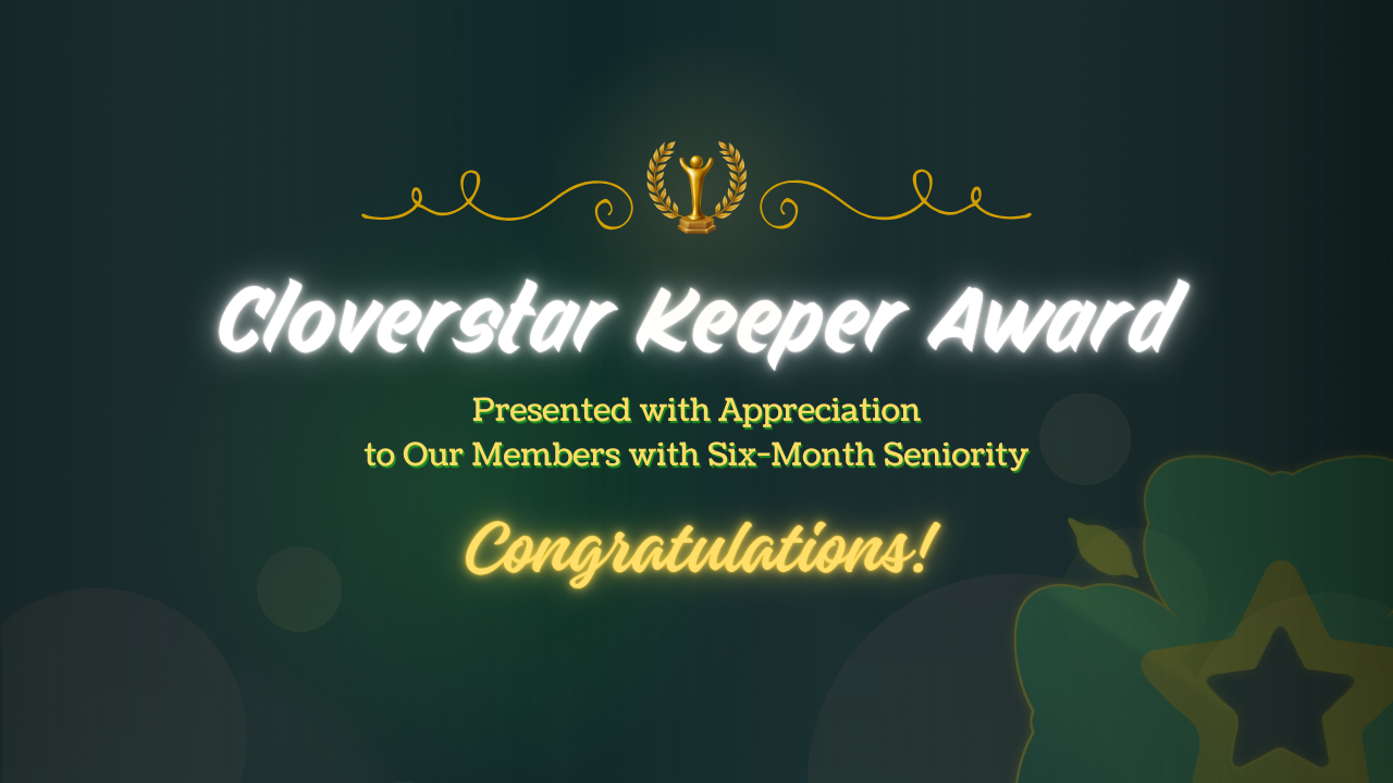 🍀🌟 Celebrating Their GLHF Journey: Meet the October 2026 Cloverstar Keepers 🎉