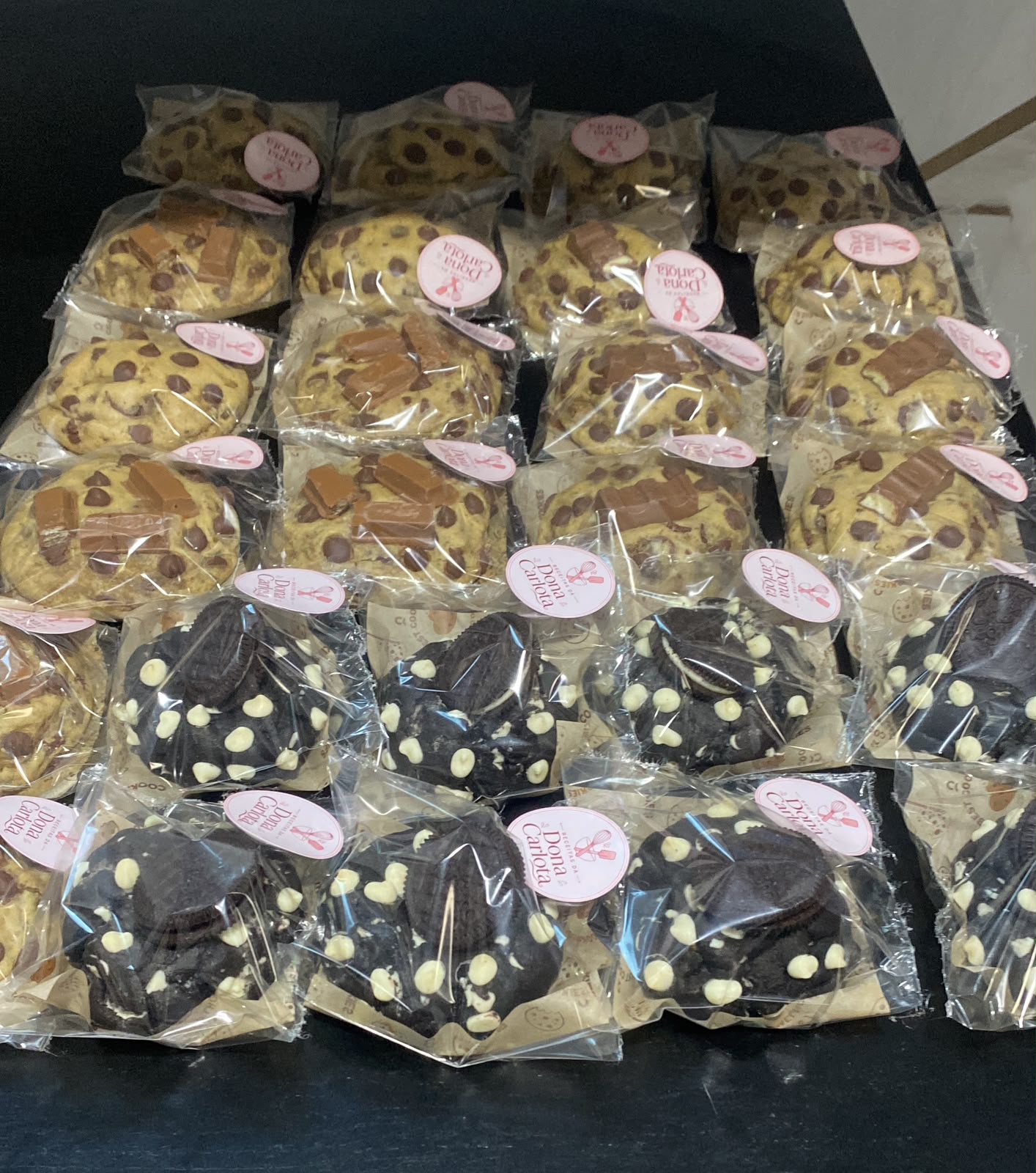 Cookies embalados