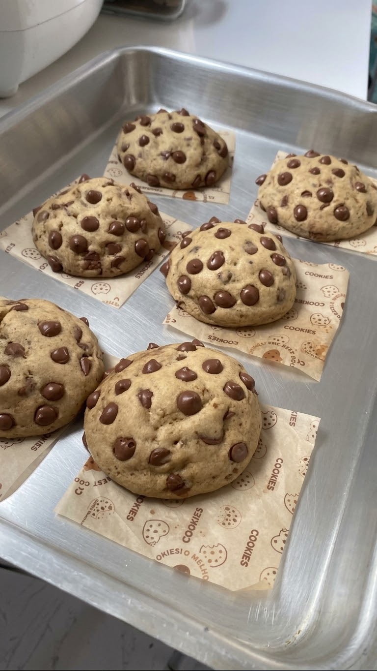 Preparo dos cookies