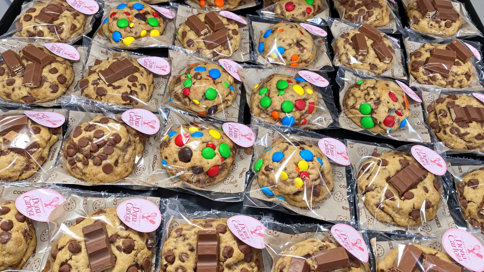 Cookies prontos para venda