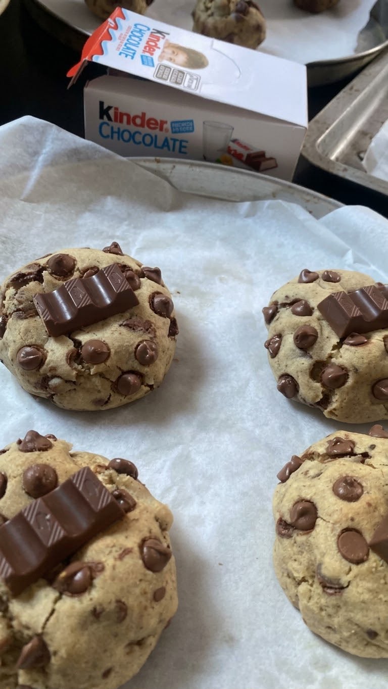 Cookies recém saídos do forno