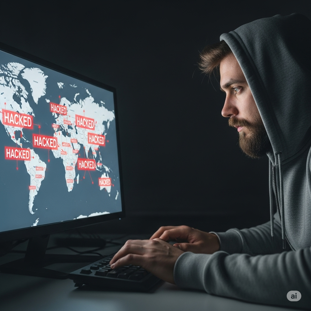 Hackearam os computadores do mundo todo!!!