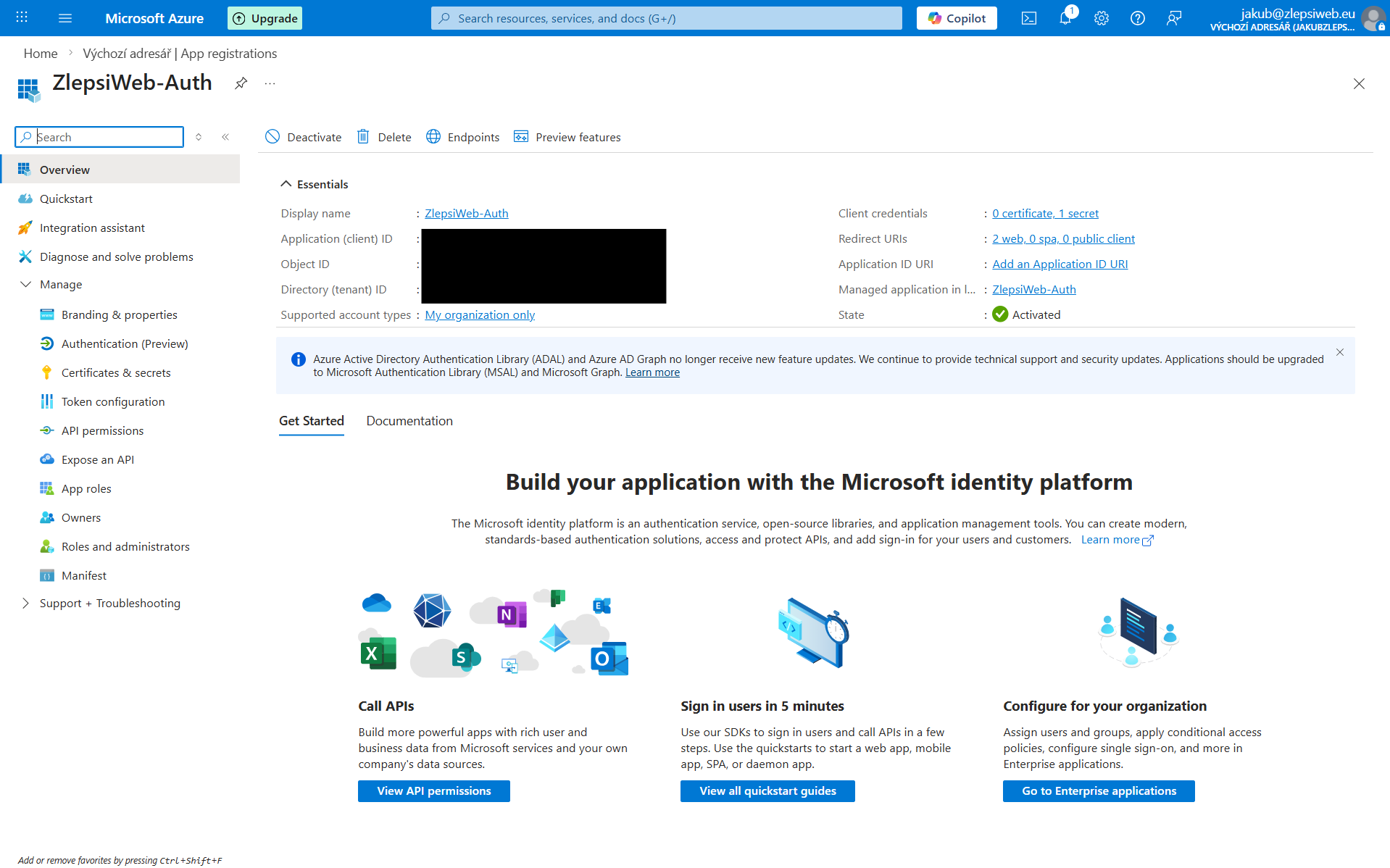 App Registration v Microsoft Entra ID