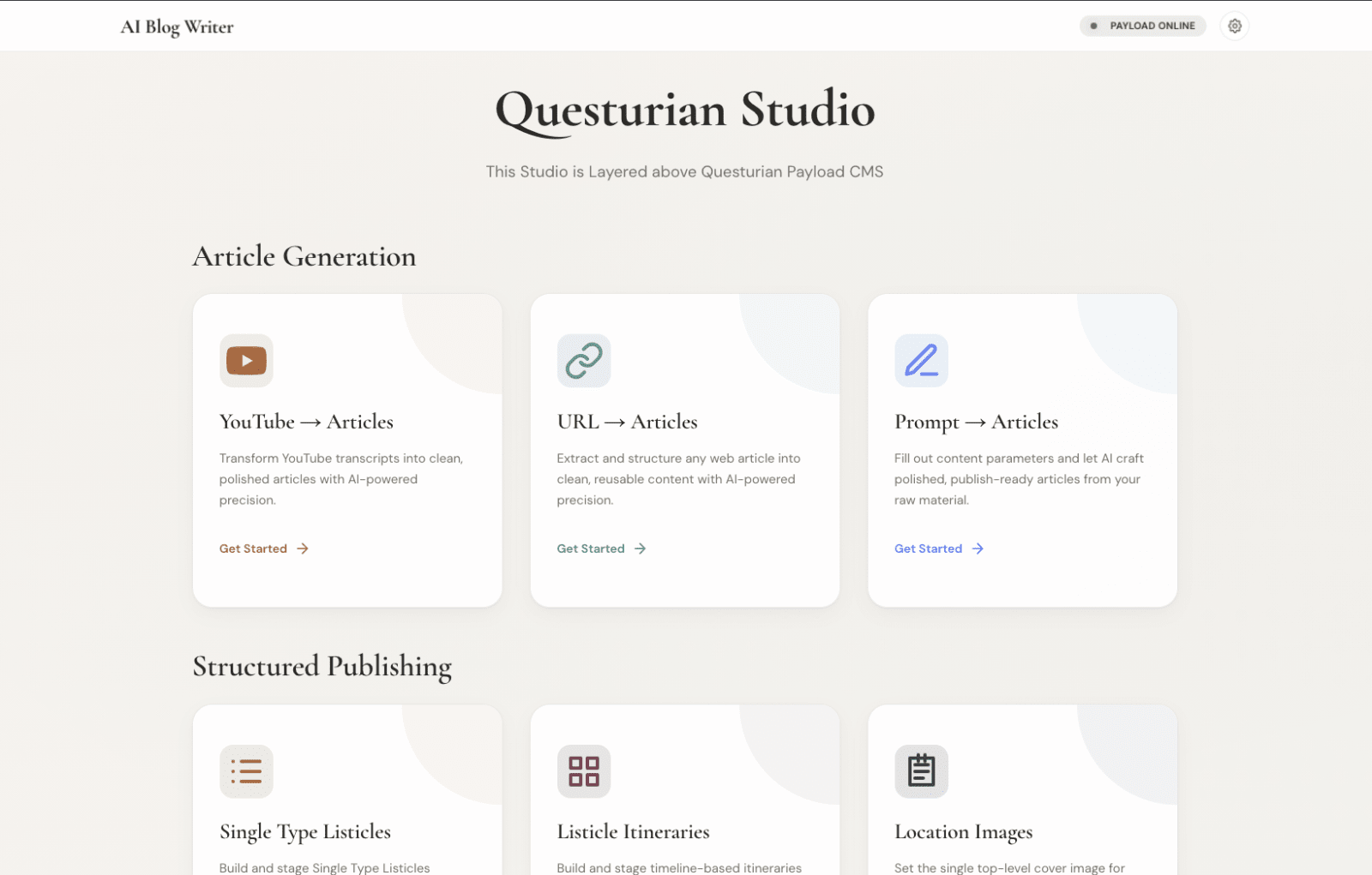 Questurian AI Studio