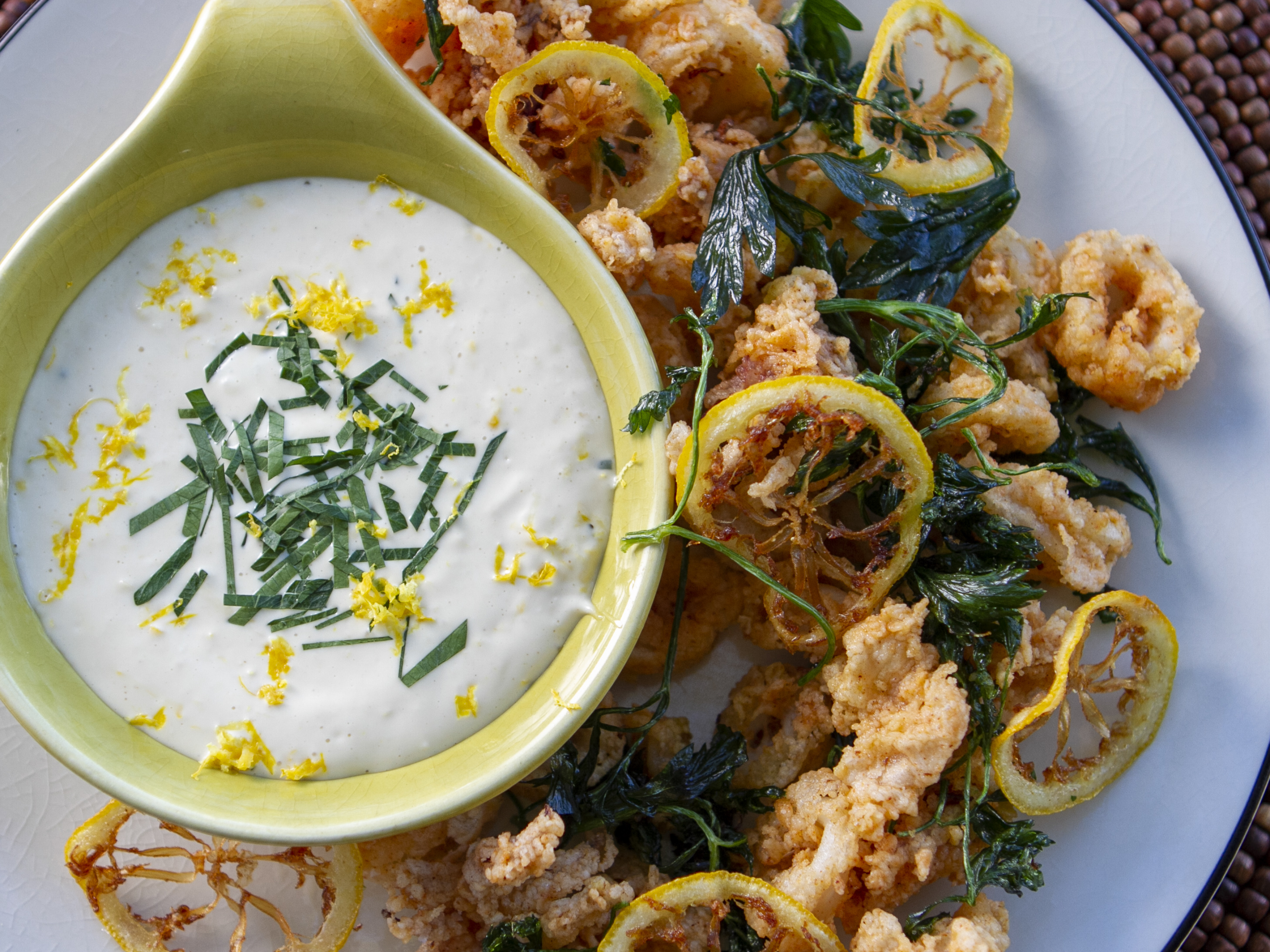 Squid with Lemon Sauce