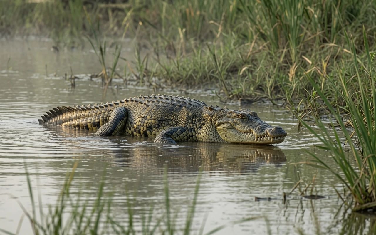BOCAH 12 TAHUN TEWAS DISERANG BUAYA DI BAHRAICH, UTTAR PRADESH, INDIA