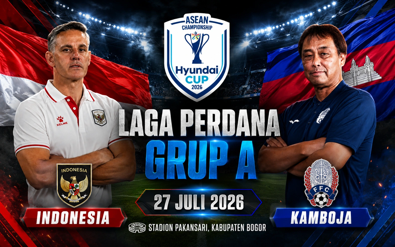 John Herdman vs Koji Gyotoku: Adu Rekam Jejak Pelatih Timnas Indonesia dan Kamboja Jelang Piala AFF 2026