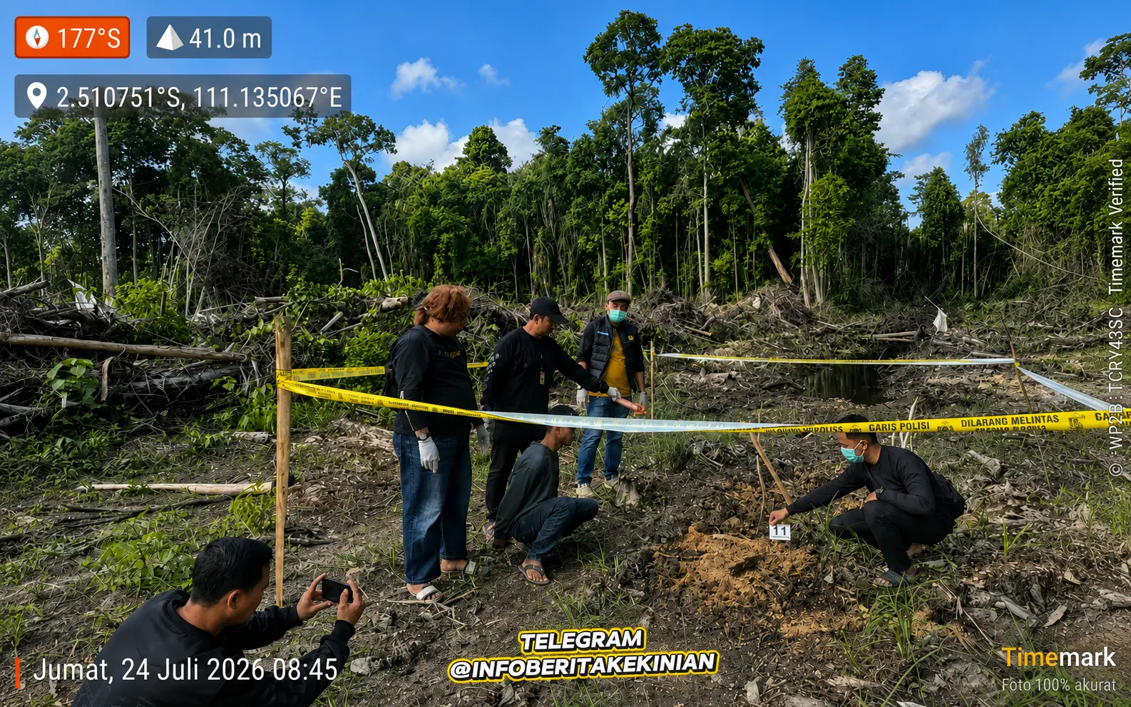 Tak Terima Hubungan Berakhir, Pria di Ketapang Diduga Bunuh Mantan Kekasih dan Kubur Jasad di Kebun Sawit