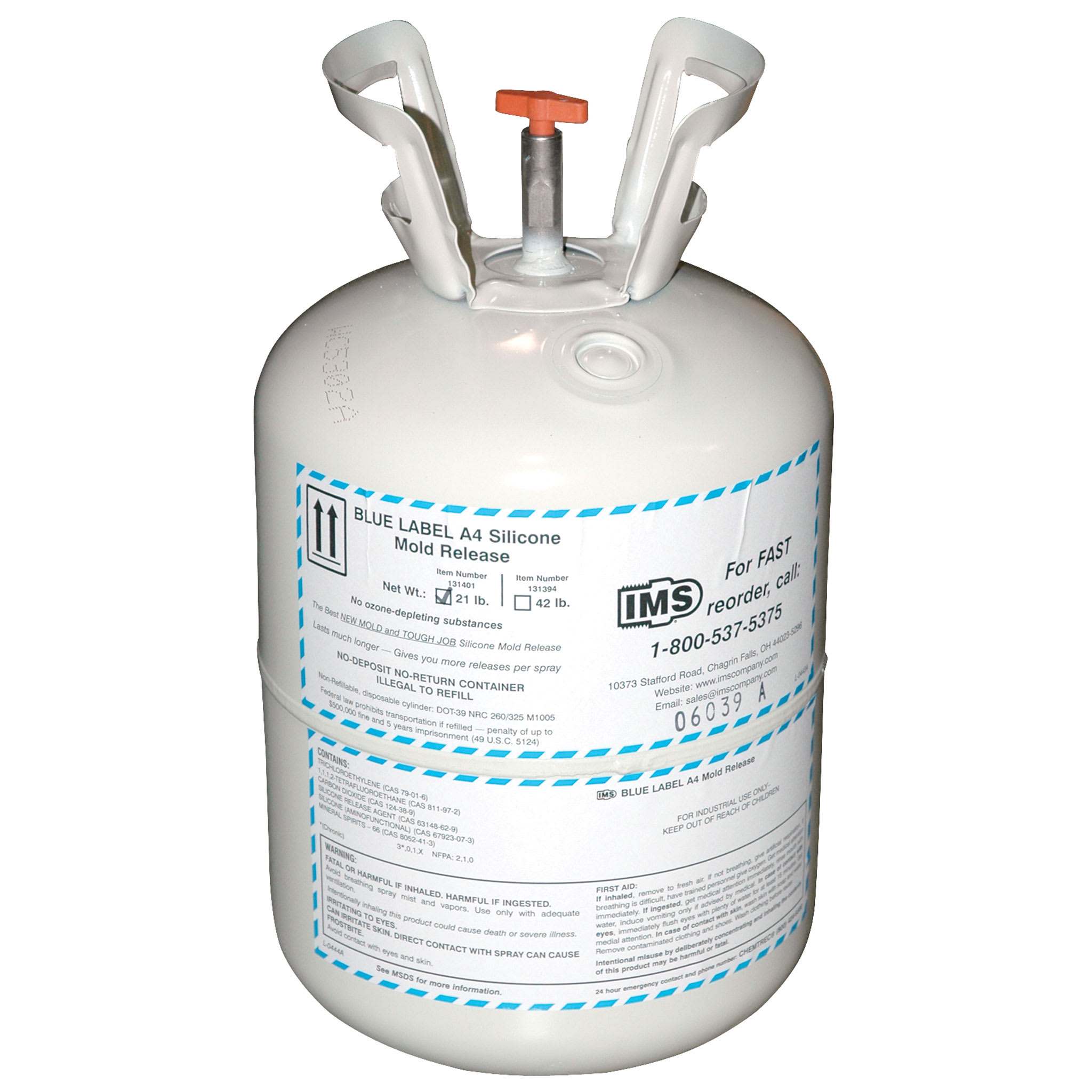 Mold Release, Blue Label A4 Silicone, Sm Tank