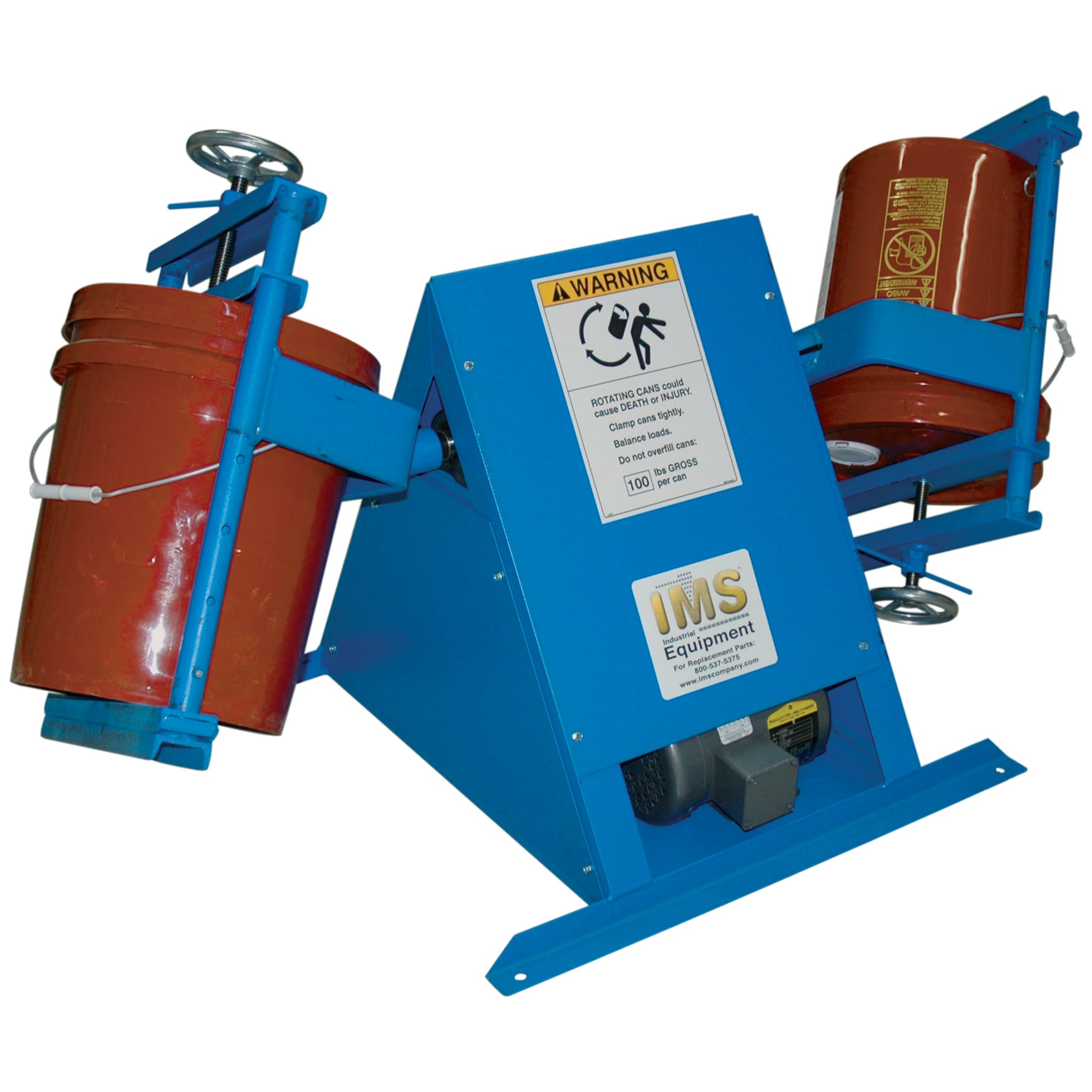 5 Gallon Can Mini-Tumbler, 1/4 hp, 3-Phase/60Hz, 208-230/460 Volt TEFC Motor