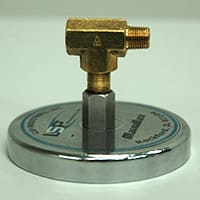 Air Differential Blowoff/Air Actuator System Magnetic Mounting Base with Tee Adapter - Image 3