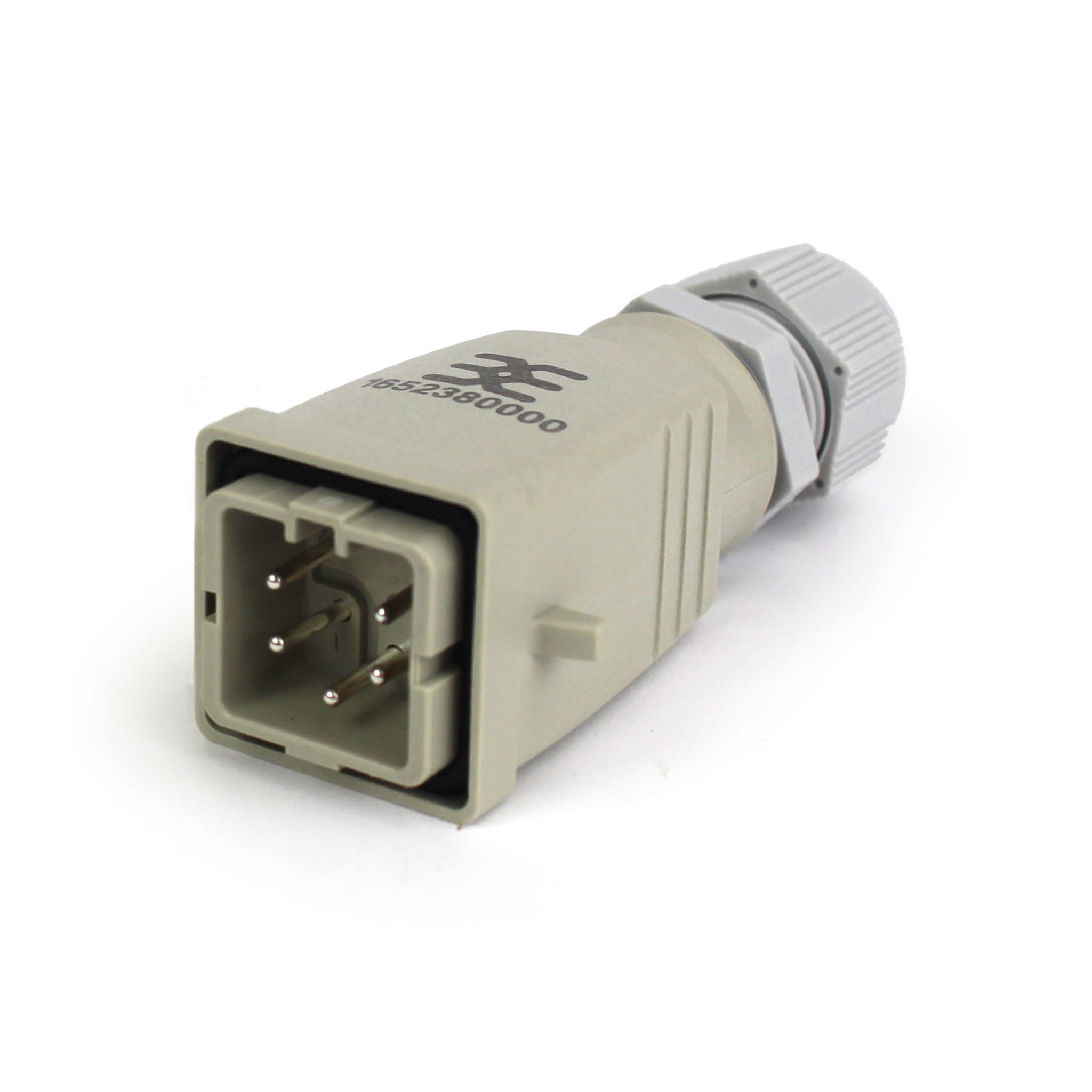Male, Cable to Housing Connector withHood