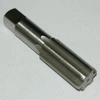 Hand Tap, Right Hand, Bottoming Style, High Speed Steel(HSS), 1-1/2"-12 Thread Size