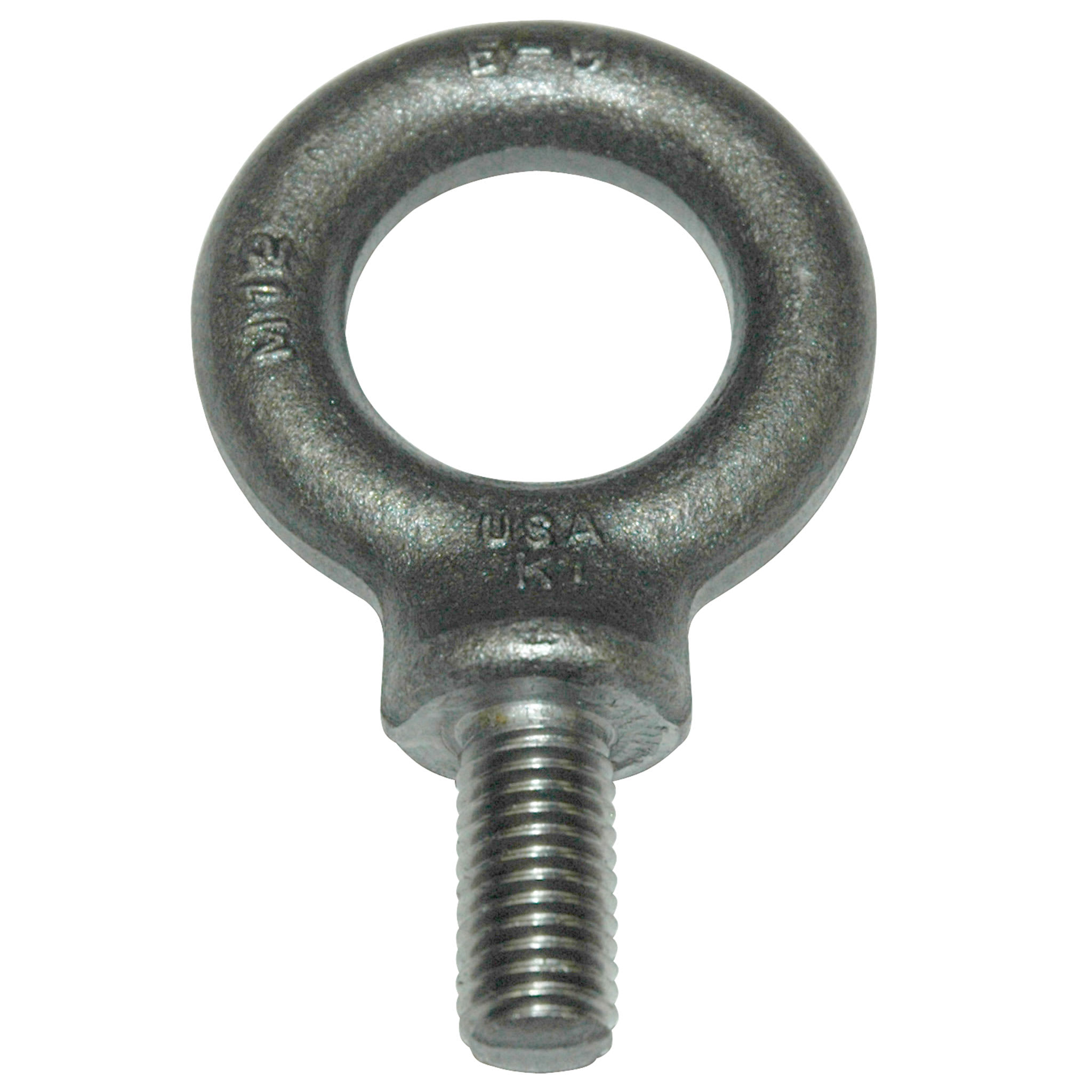 Eyebolt, 1,030 kg (2,270 lb.) Capacity, Metric, Shouldered, Forged Steel, M12 X 1.75 Thread Size