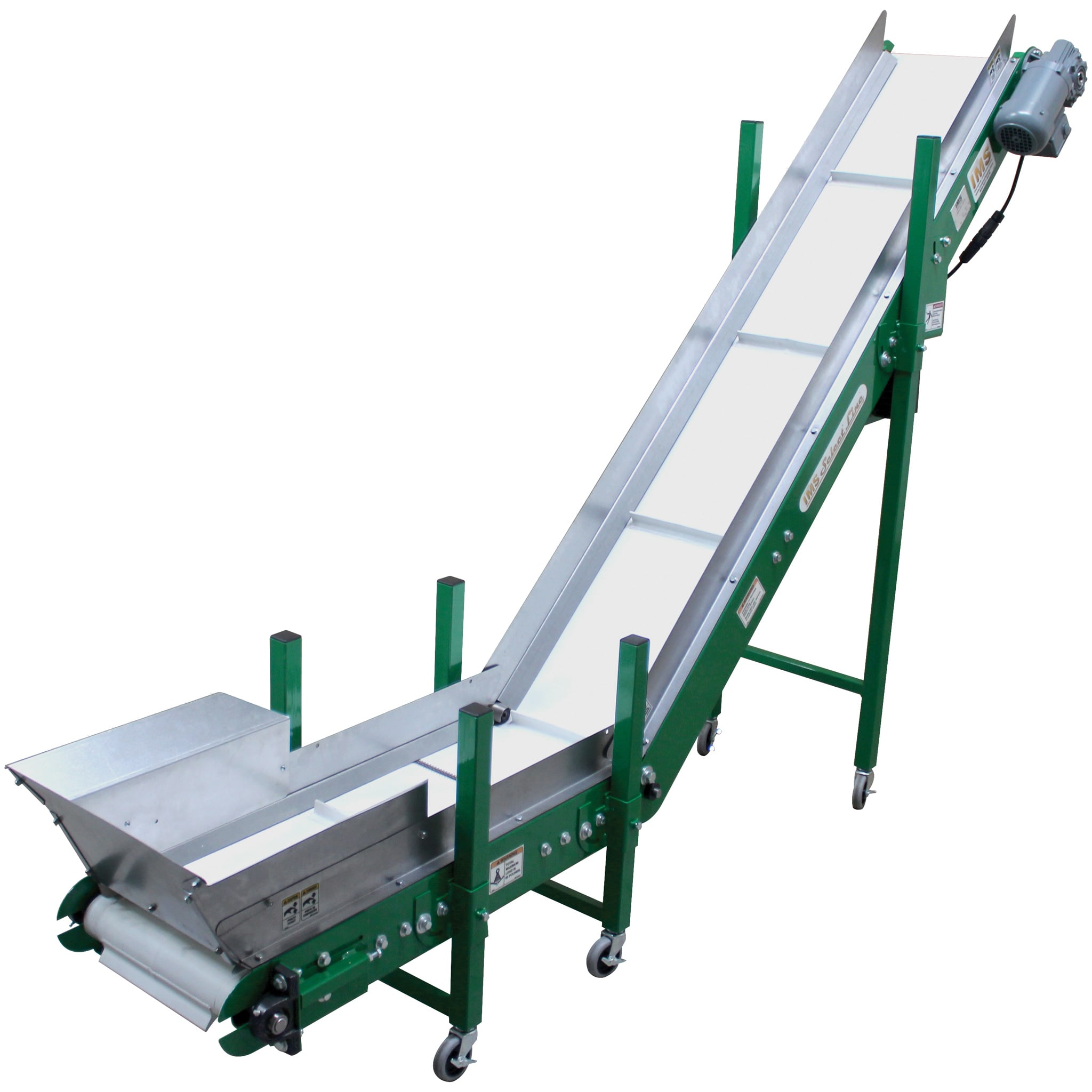 Conveyor, Horizontal To Incline, IMS Select Line Model SLX-240306, 3' Horizontal Length, 6' Incline Length, 24" Wide