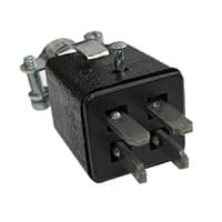 Connector, Jones Plug with Cable Clamp Top, - Image 2