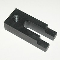 Mold Clamp, Machined, Open Toe, 4" OAL, 1-3/4" Wide, 1" Thick, 2-5/8" Slot Length
