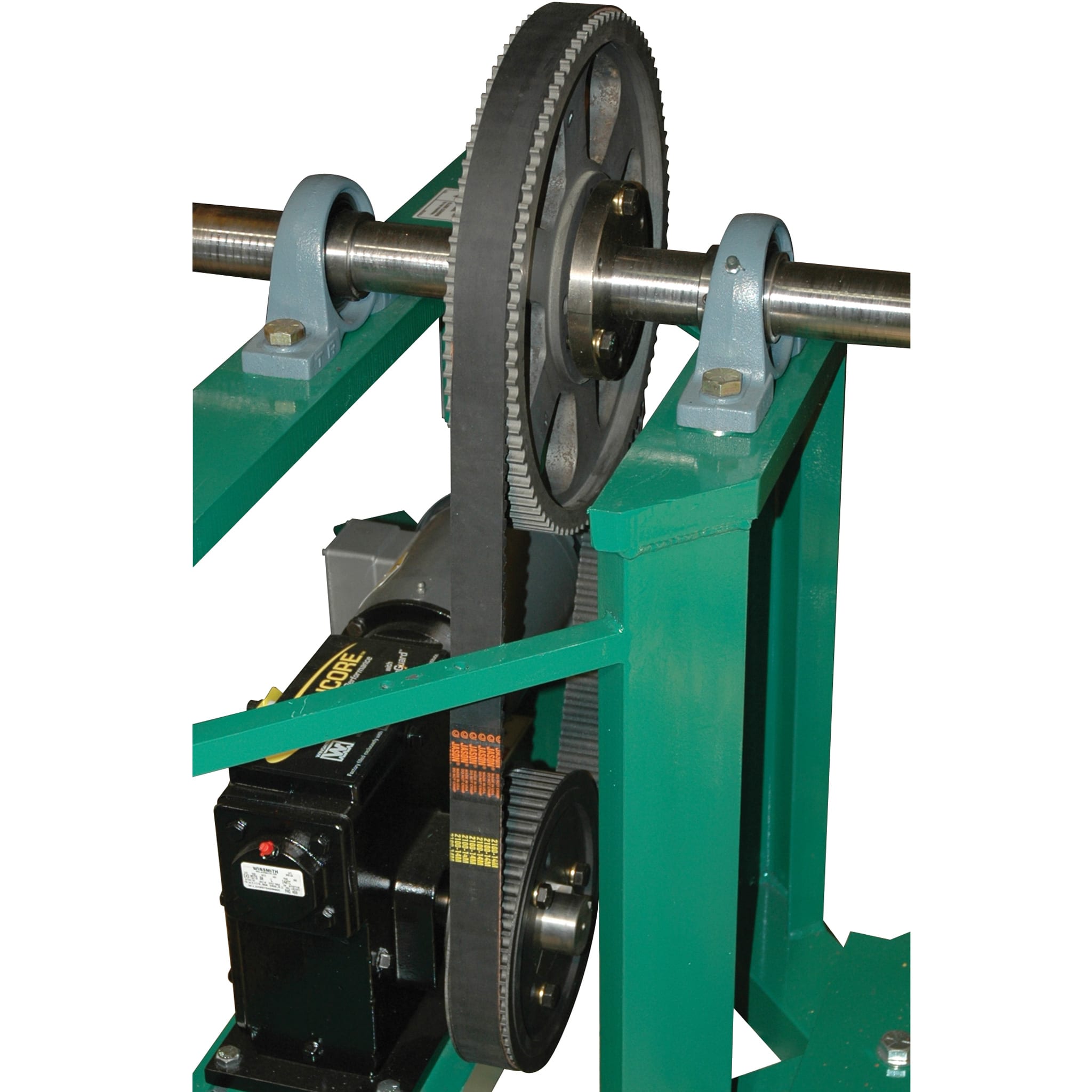 Corner Drum Tumbler Only, IMS Model TBD15, 1-1/2 hp Belt Drive - Image 4