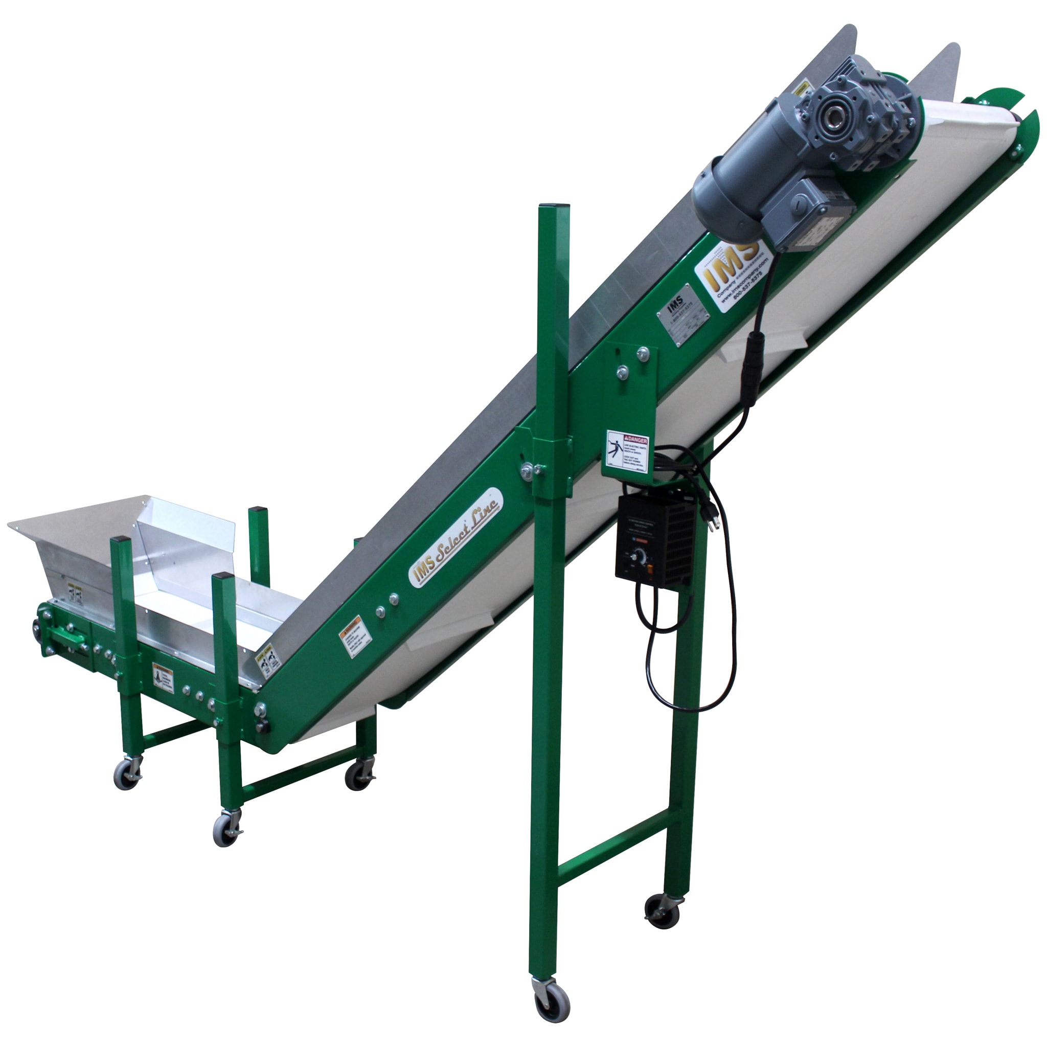 Conveyor, Horizontal To Incline, IMS Select Line Model SLX-120306, 3' Horizontal Length, 6' Incline Length, 12" Wide - Image 2