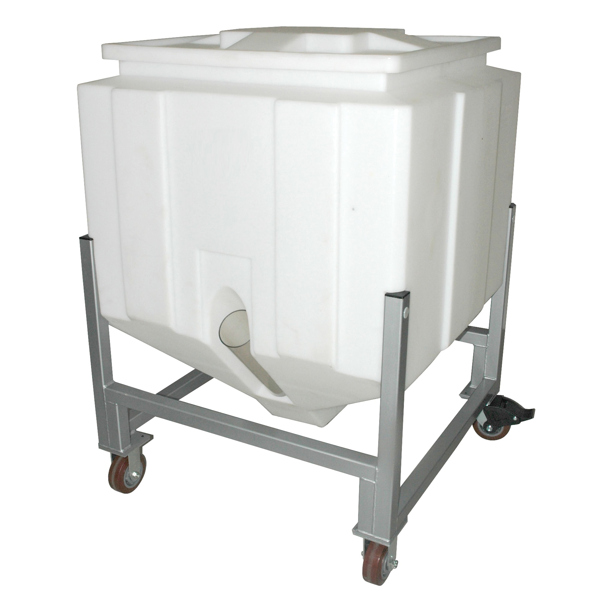 Portable Resin Bin, Model RB800, 800 lb Cap