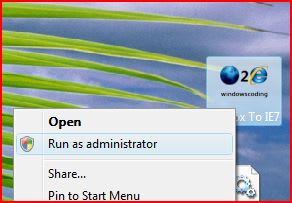 Run as Administrator