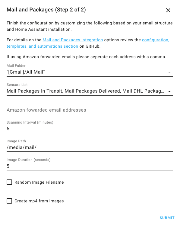 Installing Mail and Packages