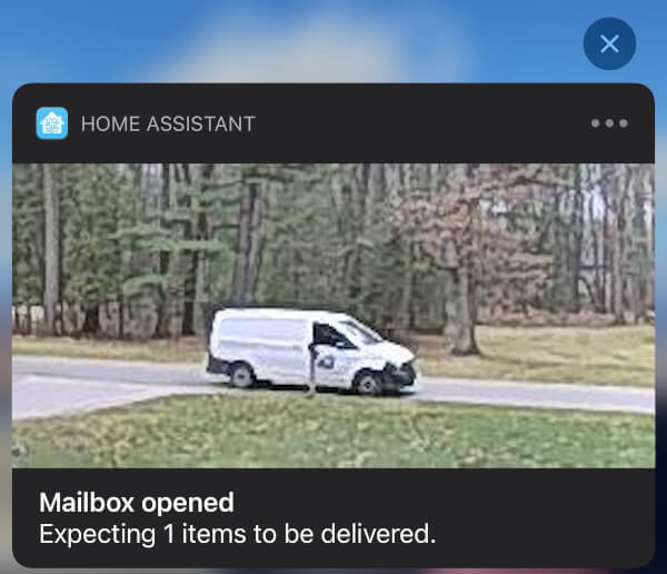 Mail Delivered Notification