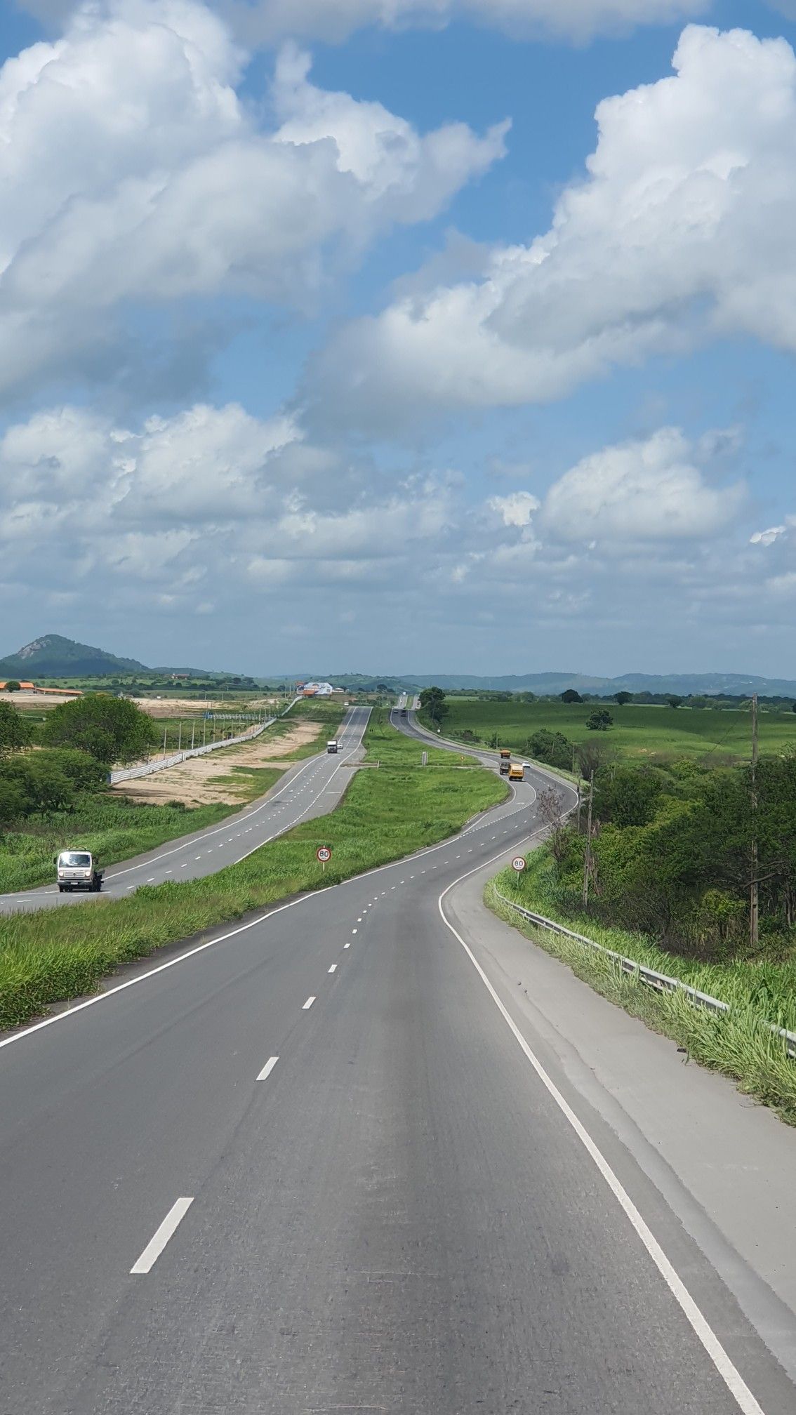 Empty Nigerian highway at dusk representing road insecurity
