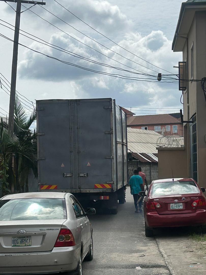 Logistics truck on a Nigerian road representing rising fuel and relocation costs