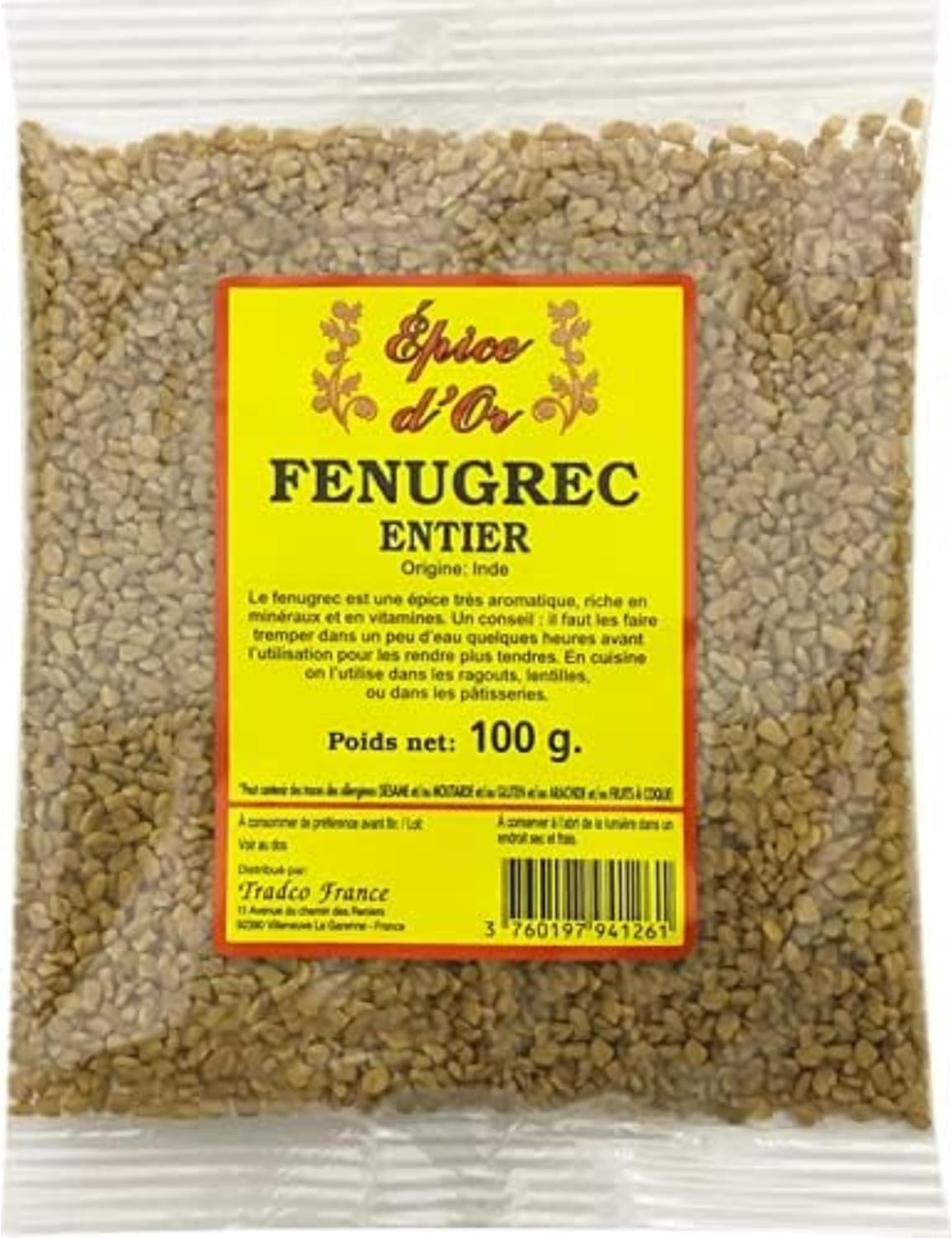 Fenugrec Entier Epice