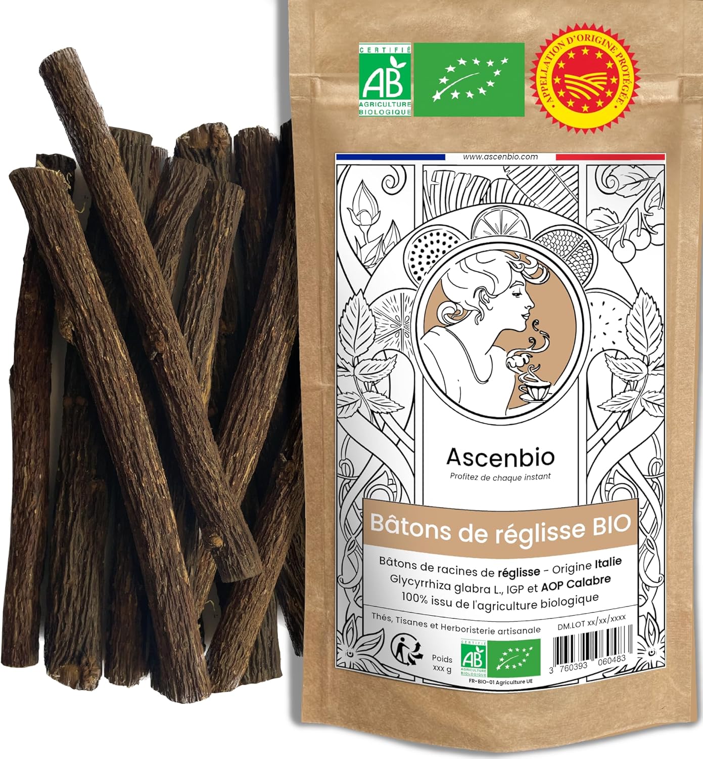 Ascenbio Batons De Reglisse