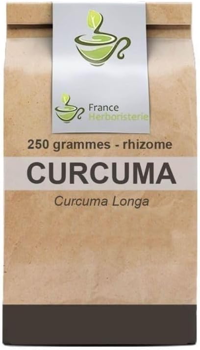 Vue 3 de Tisane Curcuma Rhizome Grs