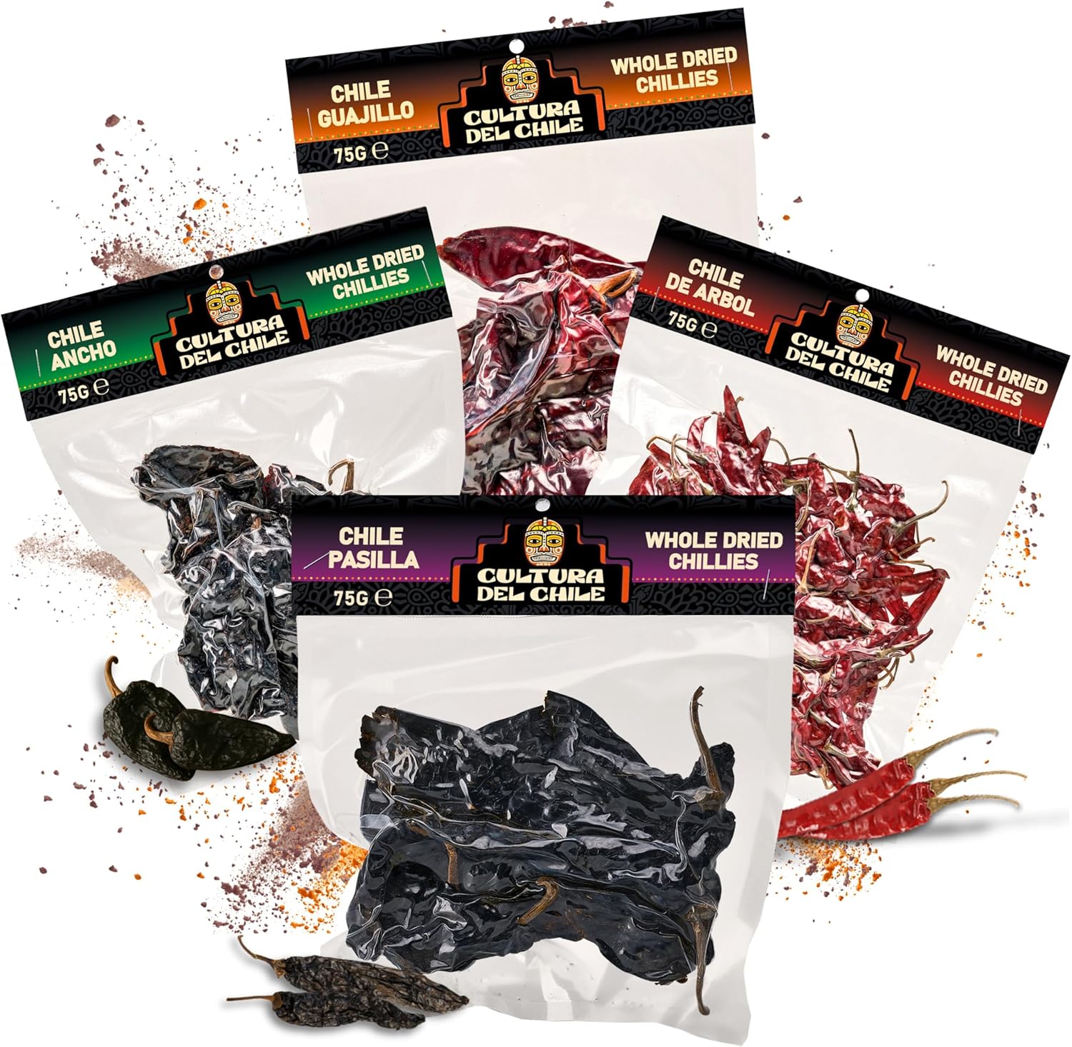 Piments Secs Entiers Mexicains