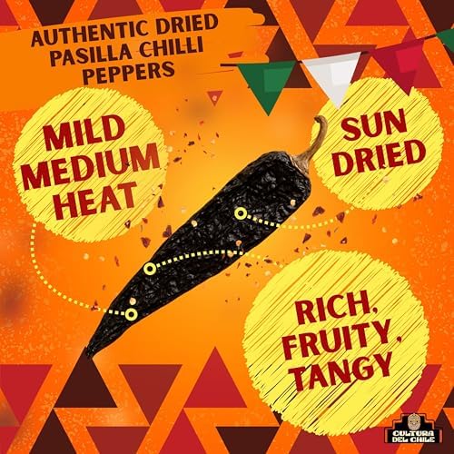 Vue 5 de Pasilla Whole Dried Chillies