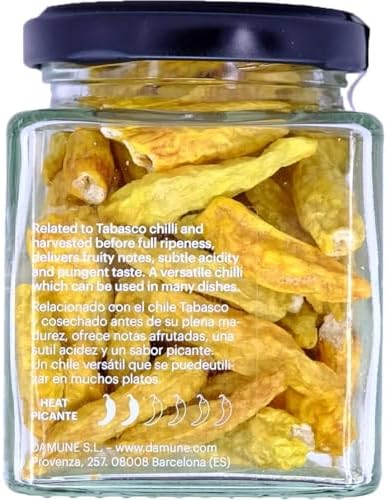 Vue 2 de Damune Tabasco Piment Jaune
