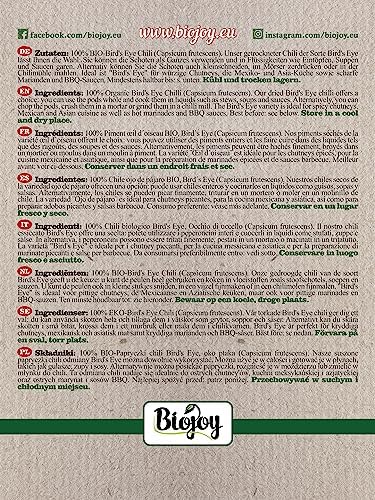 Vue 4 de Biojoy Piments Oiseaux Bio