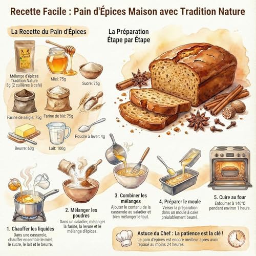 Vue 2 de Melange Pour Pain Depices