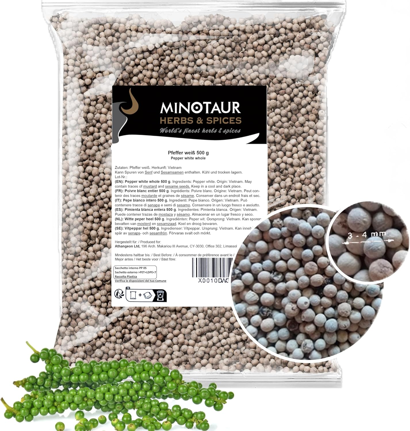 Minotaur Spices Poivre Blanc